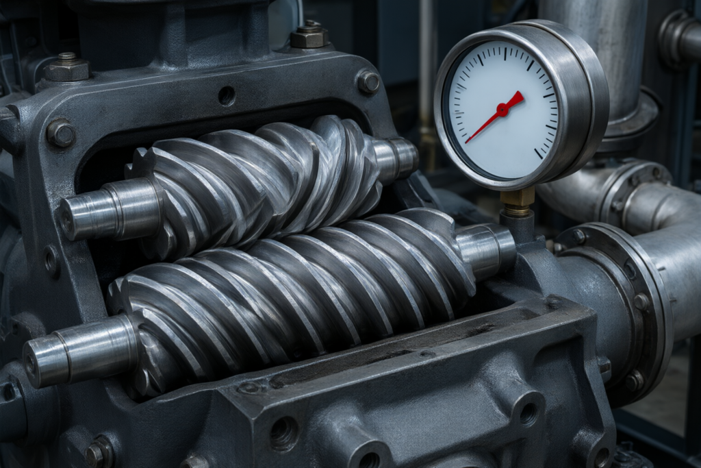 What is the power rating of an air compressor with a capacity of 30 cubic meters per minute?